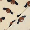 Teddyplysch hundhuvuden | Poppy Fabrics – ljusbeige/svartbrunt,  thumbnail number 4