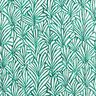 Behandlad bomull abstrakta palmblad &ndash; pepparmynta/elfenbensvit,  thumbnail number 1