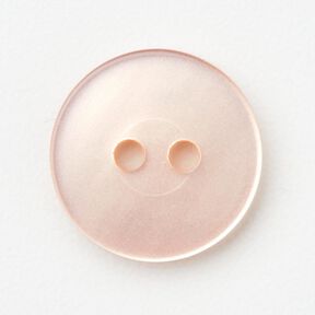 2-hålsknapp blank [Ø 15 mm] – rose, 