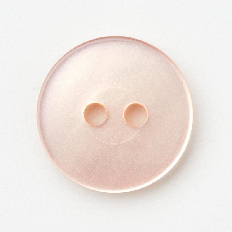 2-hålsknapp blank [Ø 15 mm] – rose,  image number 1