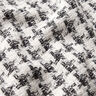 bouclé hundtandsmönster – svart/vit,  thumbnail number 2