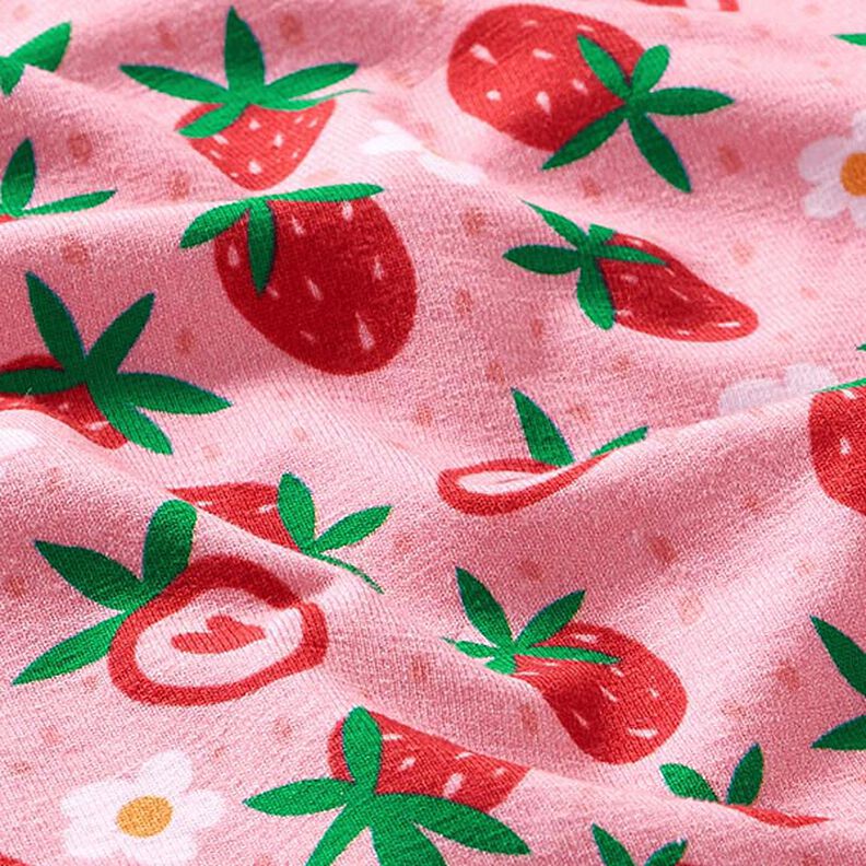tygpaket jersey söta jordgubbar | PETIT CITRON – rosa,  image number 3