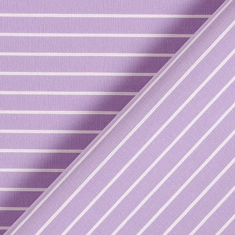 Stretchtyg med tvärränder, elastiskt på längden – pastellviolett,  image number 4