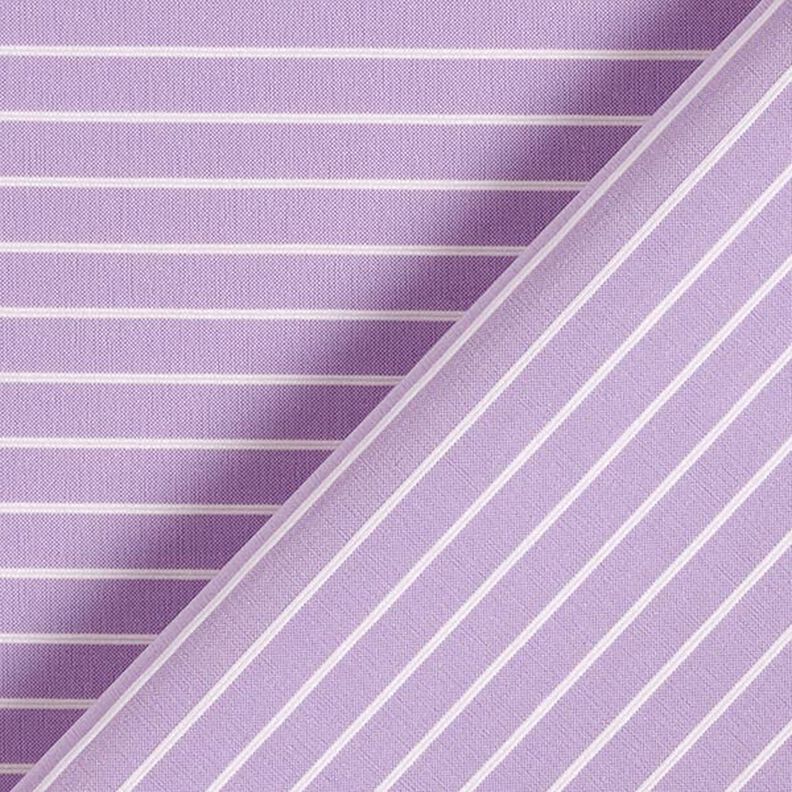 Stretchtyg med tvärränder, elastiskt på längden – pastellviolett, image number 4