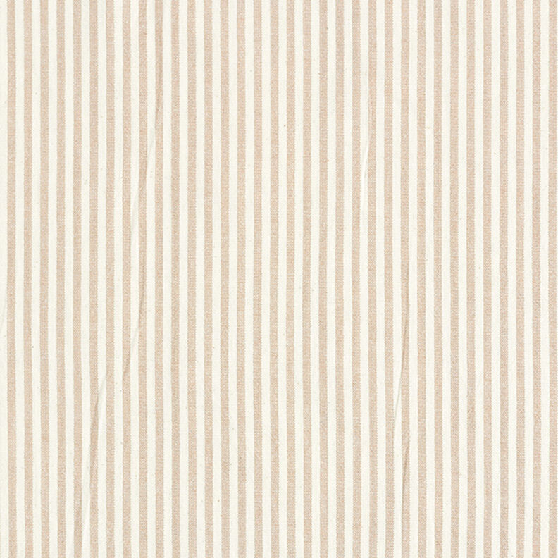 Bomulls-viskosmix Ränder – beige/yllevit,  image number 1