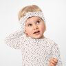 Ajour Bomullsjersey småblommor – elfenbensvit,  thumbnail number 6