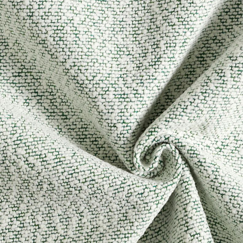 Outdoortyg Fin bouclé – grön/yllevit,  image number 1