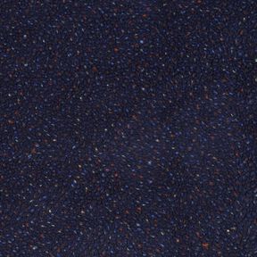 Teddyplysch Tweed Melange | Poppy Fabrics – marinblått, 