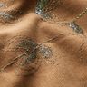 Fint manchestertyg glitterbroderi blommor – ljusbrun,  thumbnail number 3