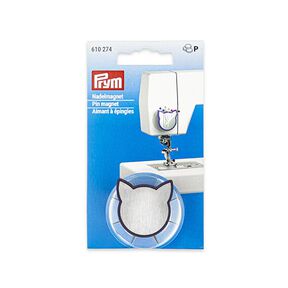 Nålmagnet katt [ Mått: 45 x 45 x 25 mm ] | Prym – vit, 