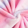 Fuskpäls diagonal färggradient – rosa/fläder,  thumbnail number 4