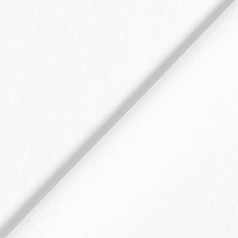 Bomullsjersey Medium Uni – vit,  image number 3
