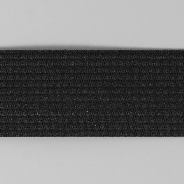 Mjukt gummiband 580 – svart | YKK,  image number 1
