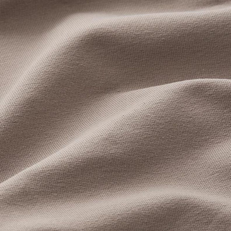 Lätt french terry enfärgad – mörk gråbrun, image number 4