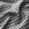 Fodertyg Jacquard hundtandsmönster – ljusgrått/mörkgrå,  thumbnail number 2