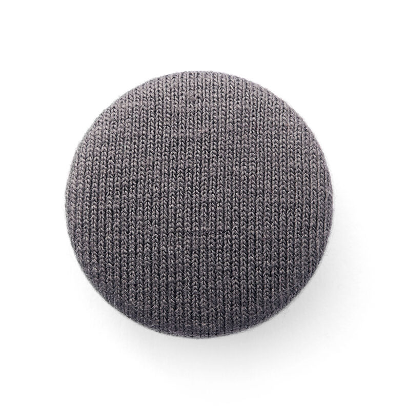 Klädd knapp, Viskosjersey Medium – skiffergrått,  image number 1