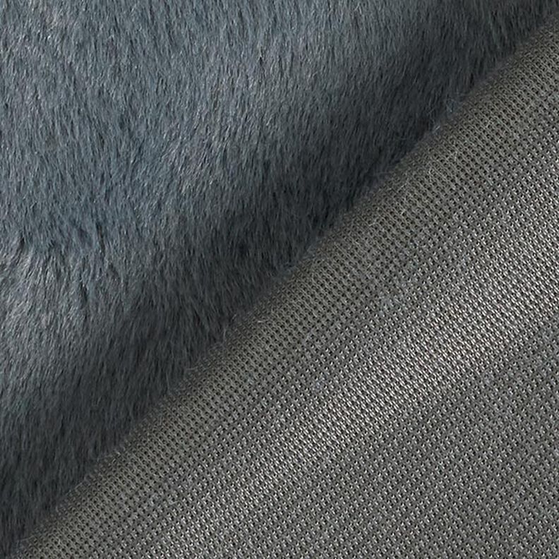 Fuskpäls enfärgad – blågrått,  image number 3