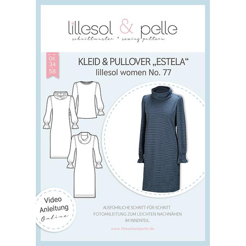 Klänning & tröja Estela | Lillesol & Pelle No. 77 | 34-58,  image number 1
