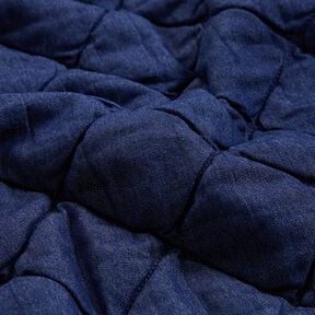 Jeans Quiltat tyg romber – nattblå, 