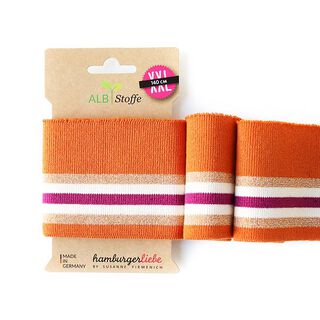 EKOLOGISKA STICKADE MUDDAR CUFF ME GLAM  [140 CM | 7,5 CM]  | Albstoffe | Hamburger Liebe, 