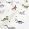 Bomullsjersey Glada dinosaurier – elfenbensvit/vass,  thumbnail number 2