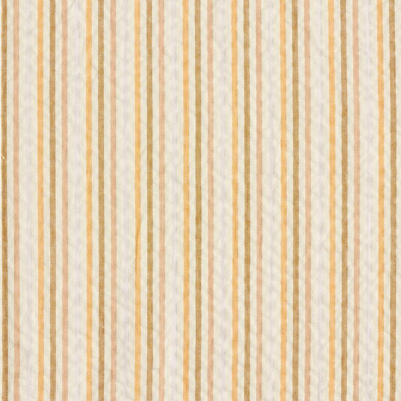 Bäckebölja Bomull randig mix – apricot/yllevit, image number 1