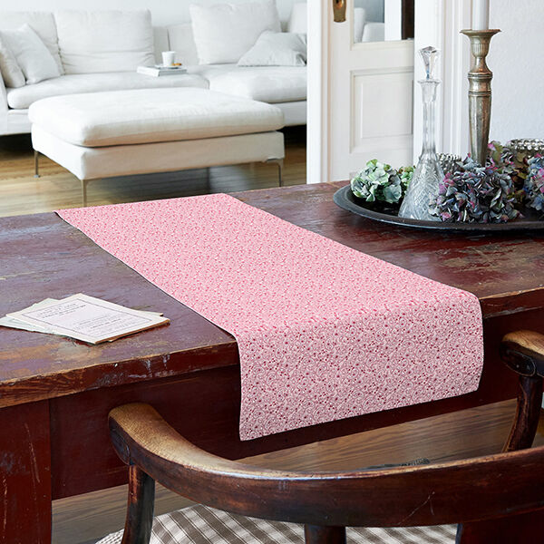 Bomullstyg Kretong Paisley – rosa, image number 7