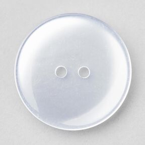 2-hålsknapp blank [Ø 25 mm] – vit, 