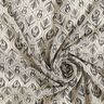 Chiffong art déco-mönster – svart/vit,  thumbnail number 3