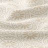 Outdoortyg jacquard Cirkel-ornament – beige/yllevit,  thumbnail number 2
