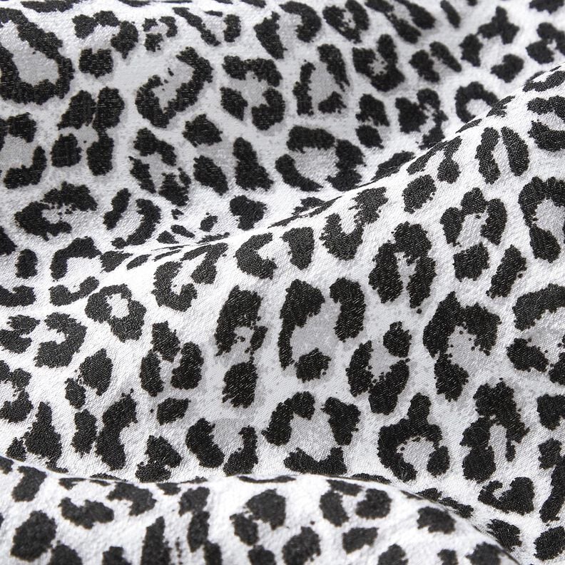 Viskosmix med leopardtryck – grått,  image number 2