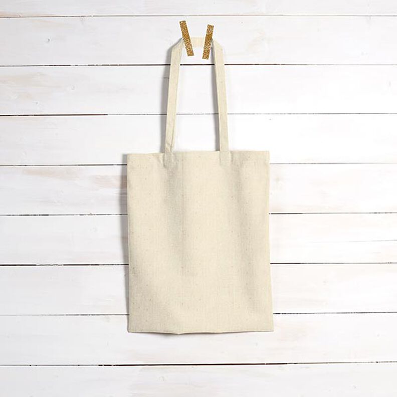 Bomullstyg Nättelduk Kretong – natur,  image number 4