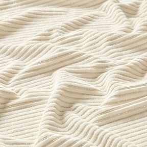 Plyschtyg glitterränder – ljusbeige/silvermetallic, 