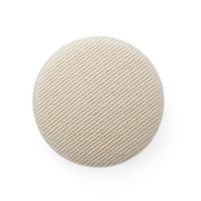 Klädd knapp, Bomullskypert Stretch – beige, 