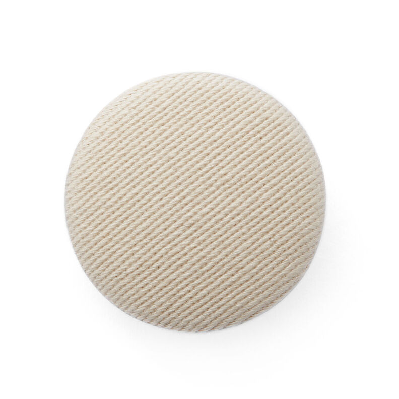 Klädd knapp, Bomullskypert Stretch – beige,  image number 1