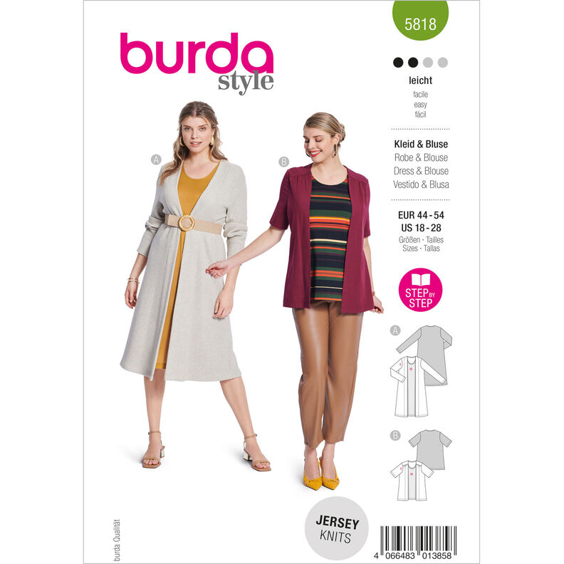 Plus-Size Klänning / Blus 5818 | Burda | 44-54,  image number 1