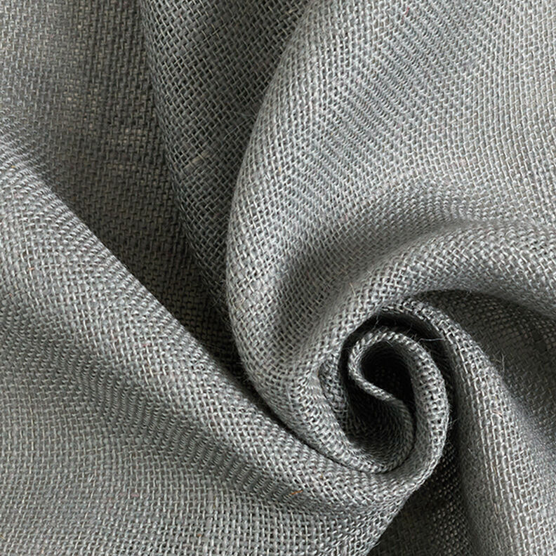 Dekorationstyg Jute Enfärgat 150 cm – grått,  image number 1