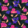 LENZING™ ECOVERO™ viskostyg  Amira Floral | Nerida Hansen – mörkgrön/lila,  thumbnail number 1