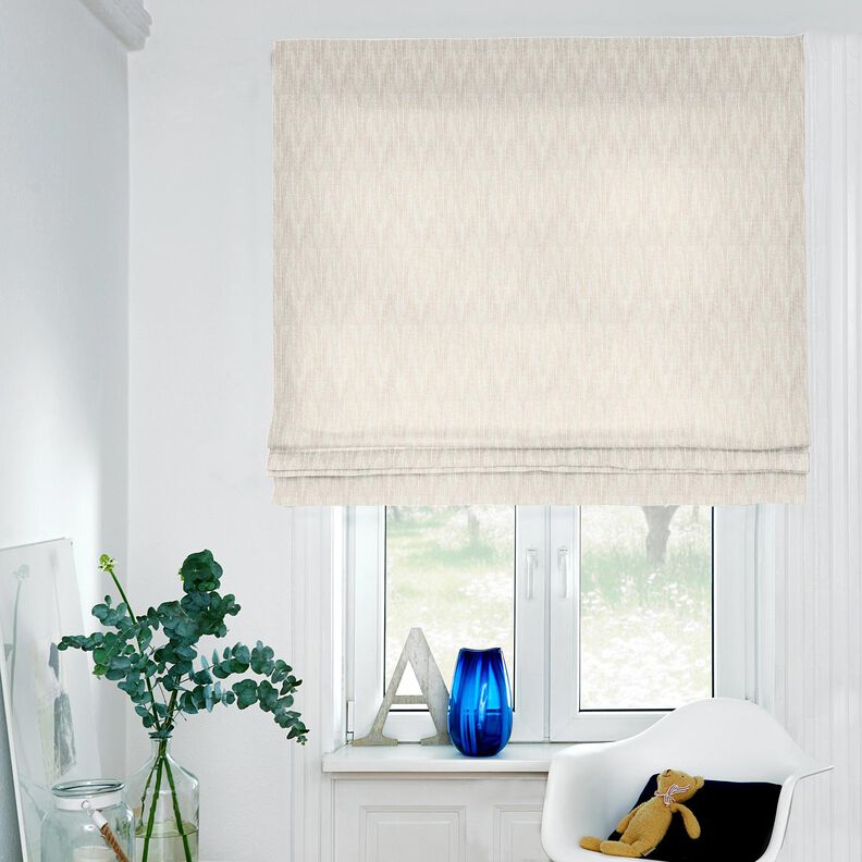 Dekorationstyg Jacquard abstrakt väv återvunnen – natur, image number 6