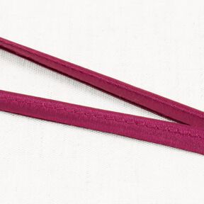 Satin passpoalband [10 mm] – bordeauxrött, 