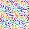 Bomullspoplin regnbågsprickar Digitaltryck – vit/färgmix,  thumbnail number 1
