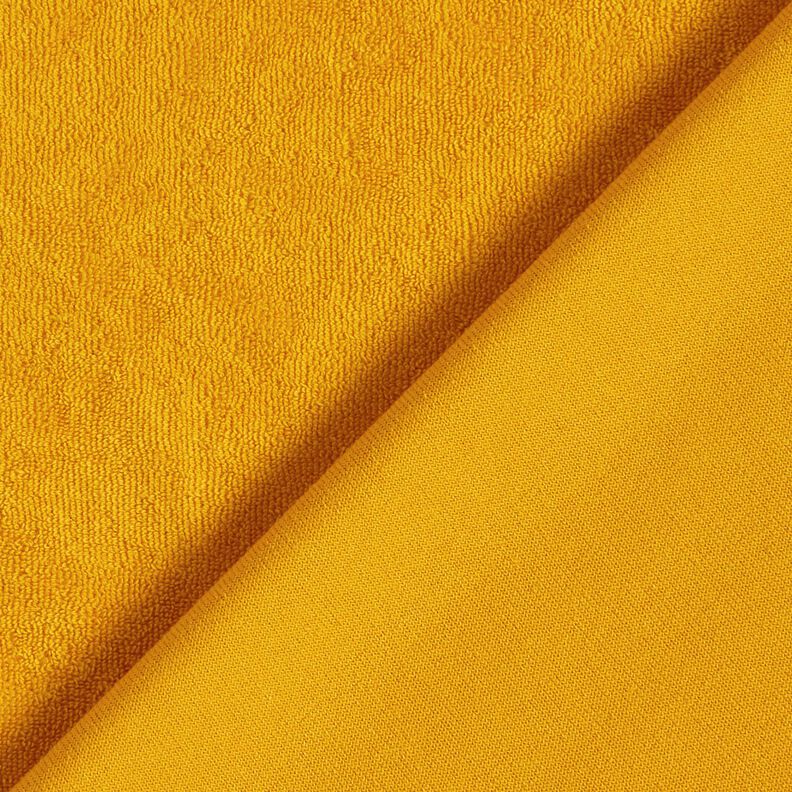 Frottétyg Stretch Enfärgat – currygul,  image number 3