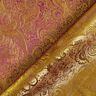 Jacquard för kläder Metallic paisley – lila/guld,  thumbnail number 6