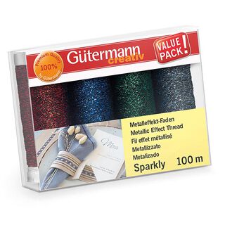 Sytrådsset Sparkly [4 rullar per 100 m] | Gütermann, 