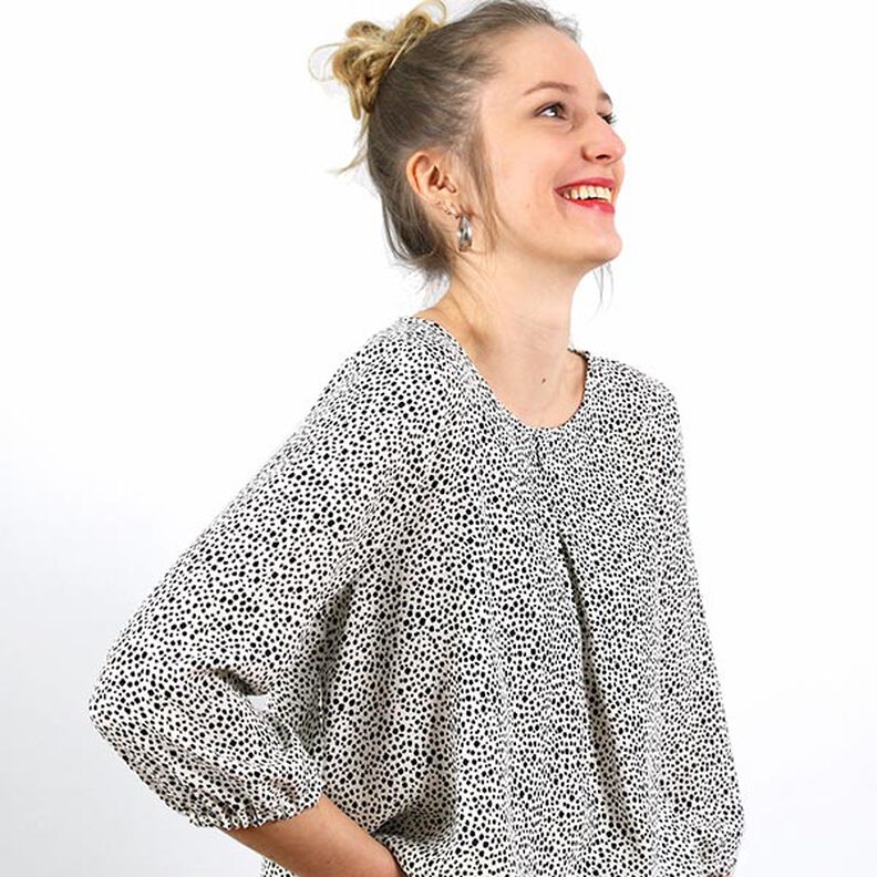 FRAU SUKI - blus med motveck, Studio Schnittreif | XS - XXL,  image number 4