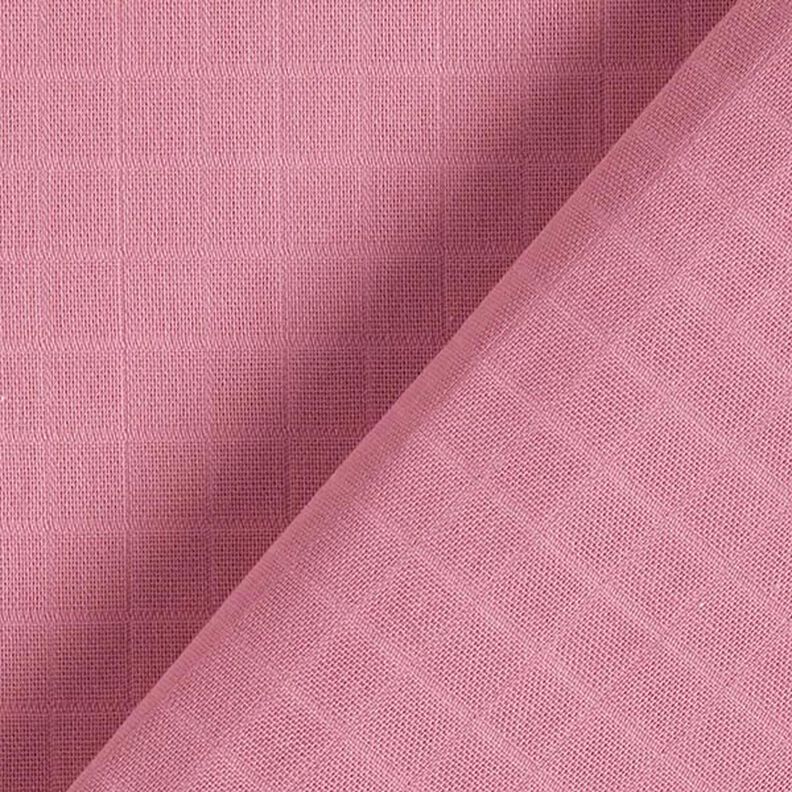 Muslin/Dubbel-krinkelväv Små rutor Dubbelsidigt – gammalt rosa,  image number 4