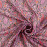 Crepe-chiffong paisley – rödlila,  thumbnail number 3