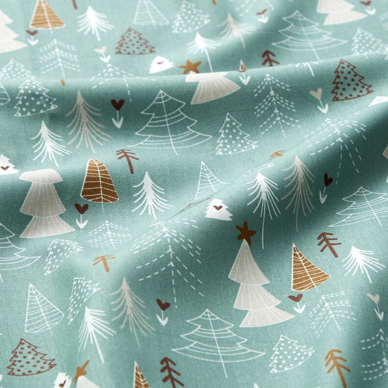 Bomullstyg Poplin Minimalistiska granar – vass,  image number 2