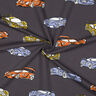 French Terry Sommarsweat Racerbilar | Poppy Fabrics – grått,  thumbnail number 3