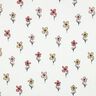Våffeljersey blommor | Poppy Fabrics – elfenbensvit/apricot,  thumbnail number 1